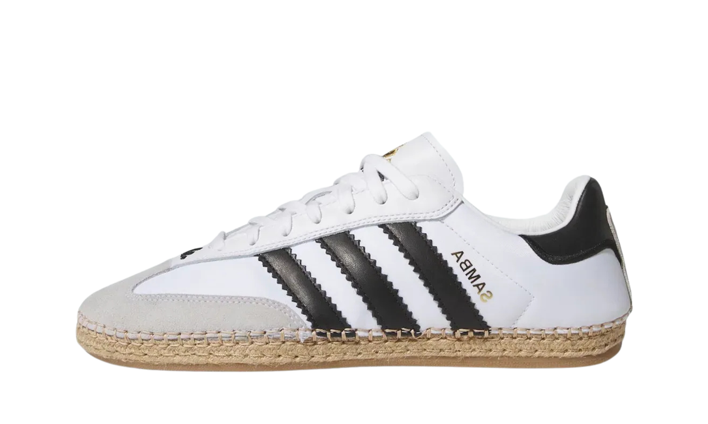 Adidas Samba Espadrille CLOT By Edison Chen White Black