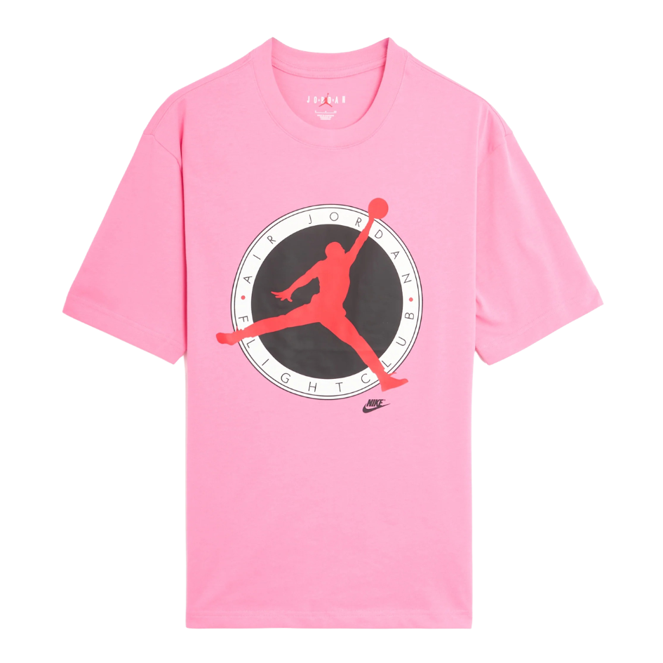Air Jordan Men's T-Shirt Flight Club - Rose