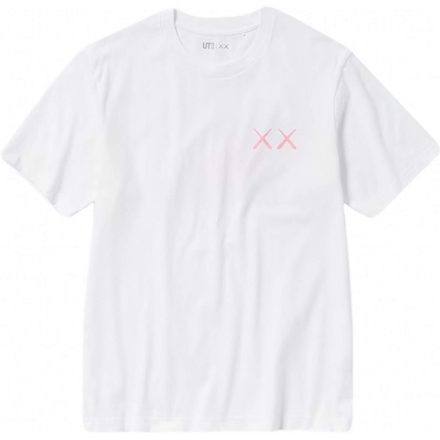 KAWS x Uniqlo UT Short Sleeve Graphic T-Shirt White Pink