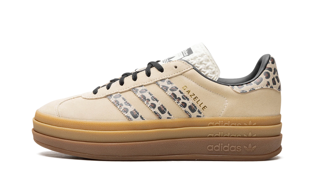 Adidas Gazelle Bold Cream Black Leopard