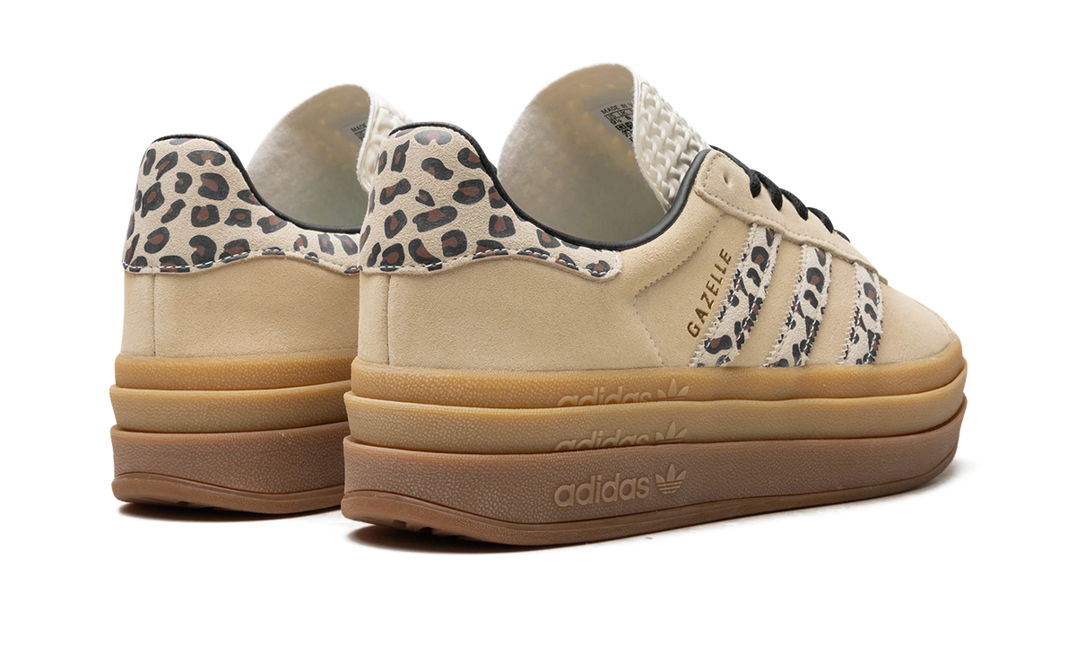 Adidas Gazelle Bold Cream Black Leopard