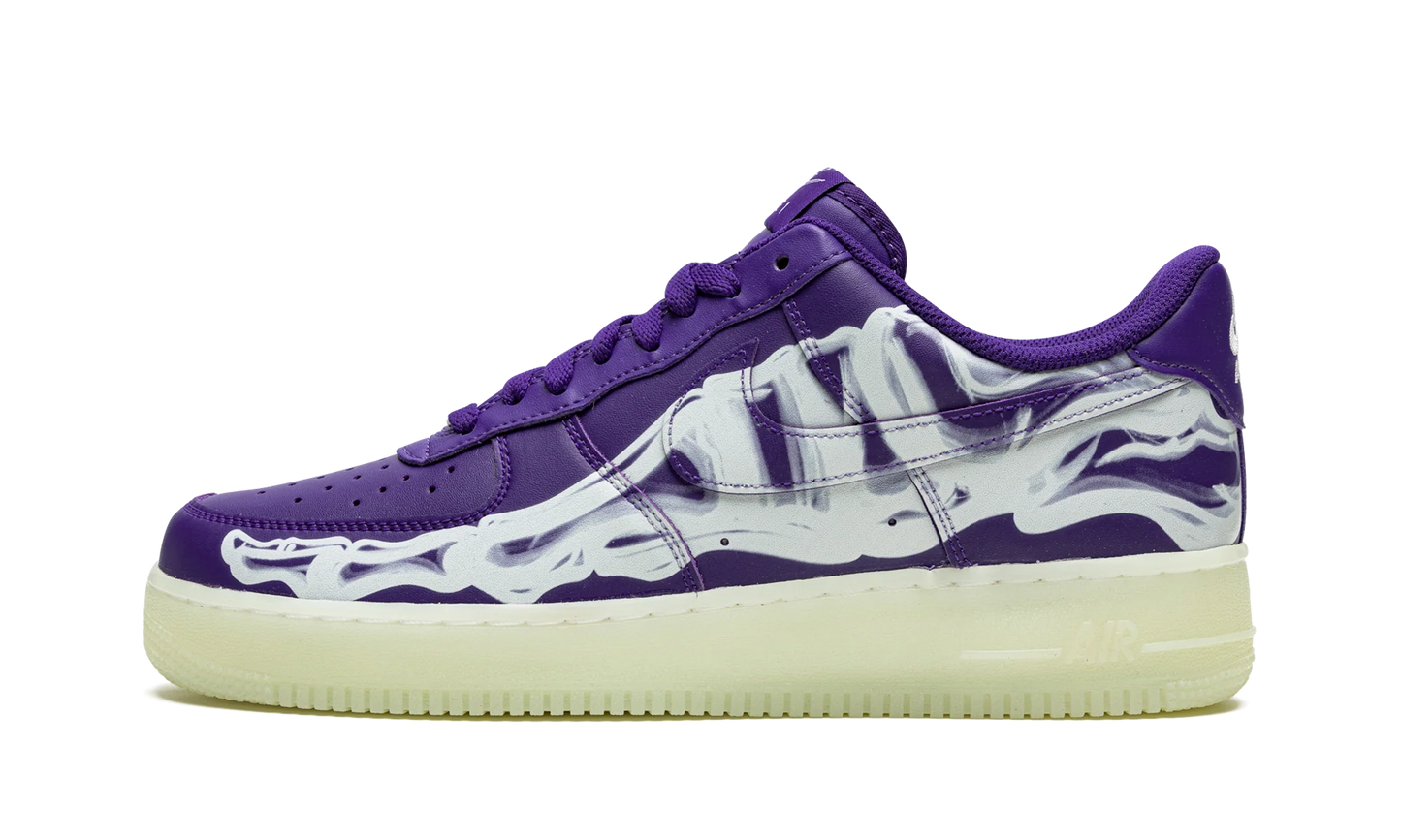 Nike Air Force 1 Low Purple Skeleton Halloween (2021)