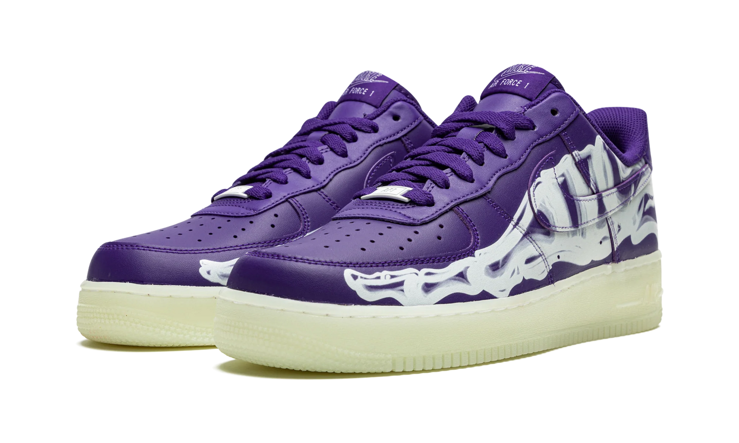 Nike Air Force 1 Low Purple Skeleton Halloween (2021)