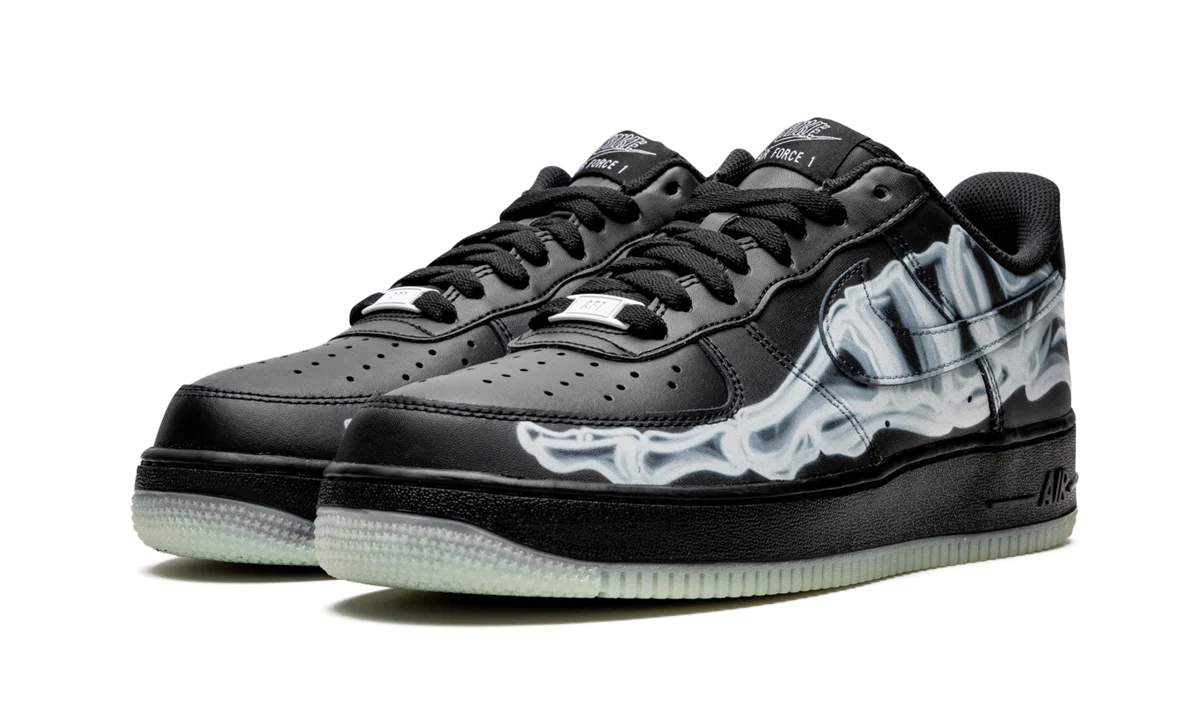 Nike Air Force 1 Low Black Skeleton Halloween (2019)