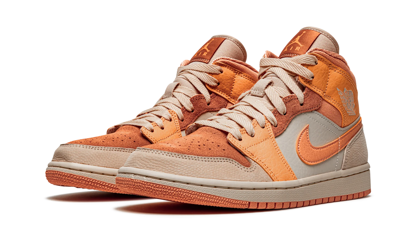 Air Jordan 1 Mid Apricot Orange