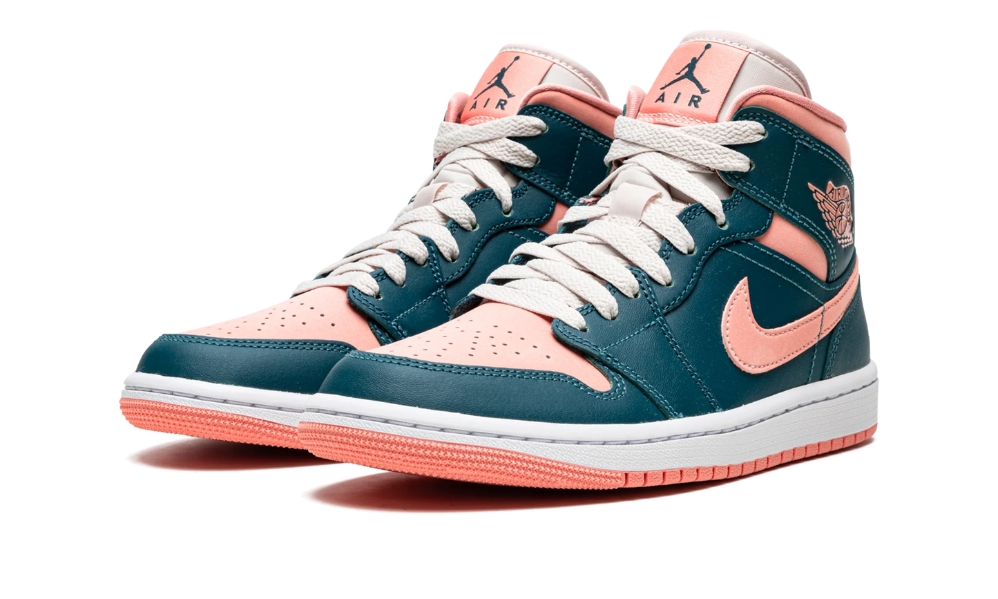 Air Jordan 1 Mid Dark Teal Green