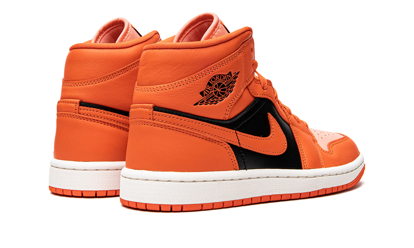 Air Jordan 1 Mid SE Rush Orange Crimson Bliss