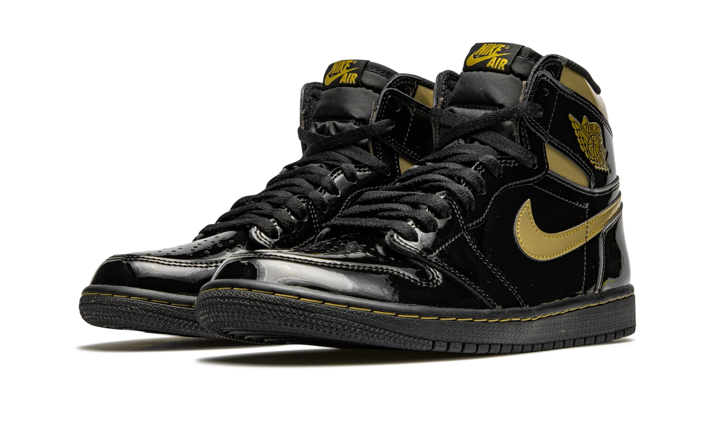 Air Jordan 1 Retro High Black Metallic Gold (2020)
