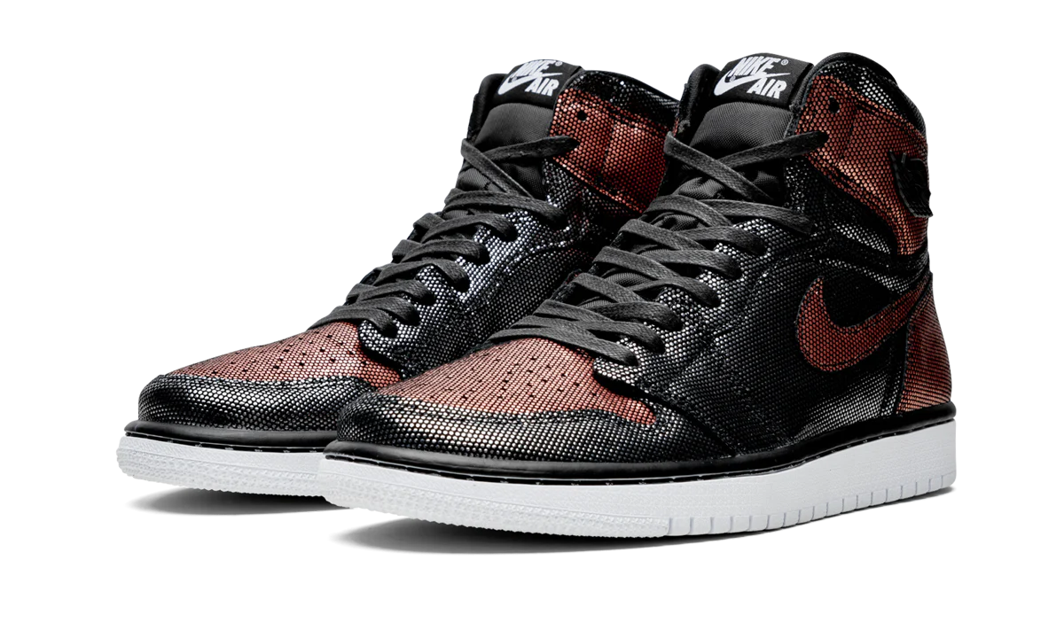 Air Jordan 1 Retro High Fearless Metallic Rose Gold
