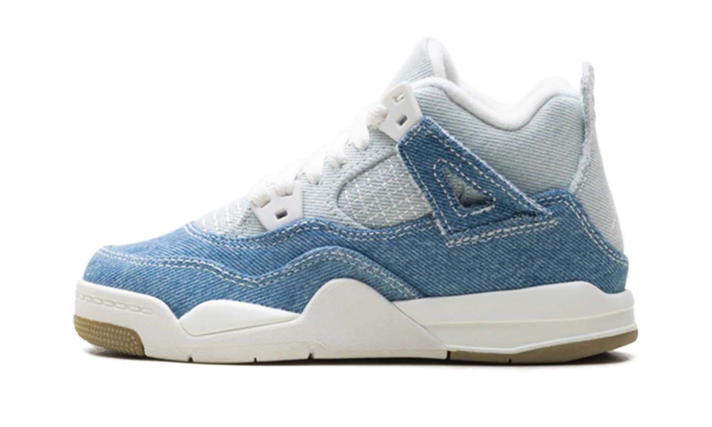 Air Jordan 4 Retro Denim Worn Blue (Kids)