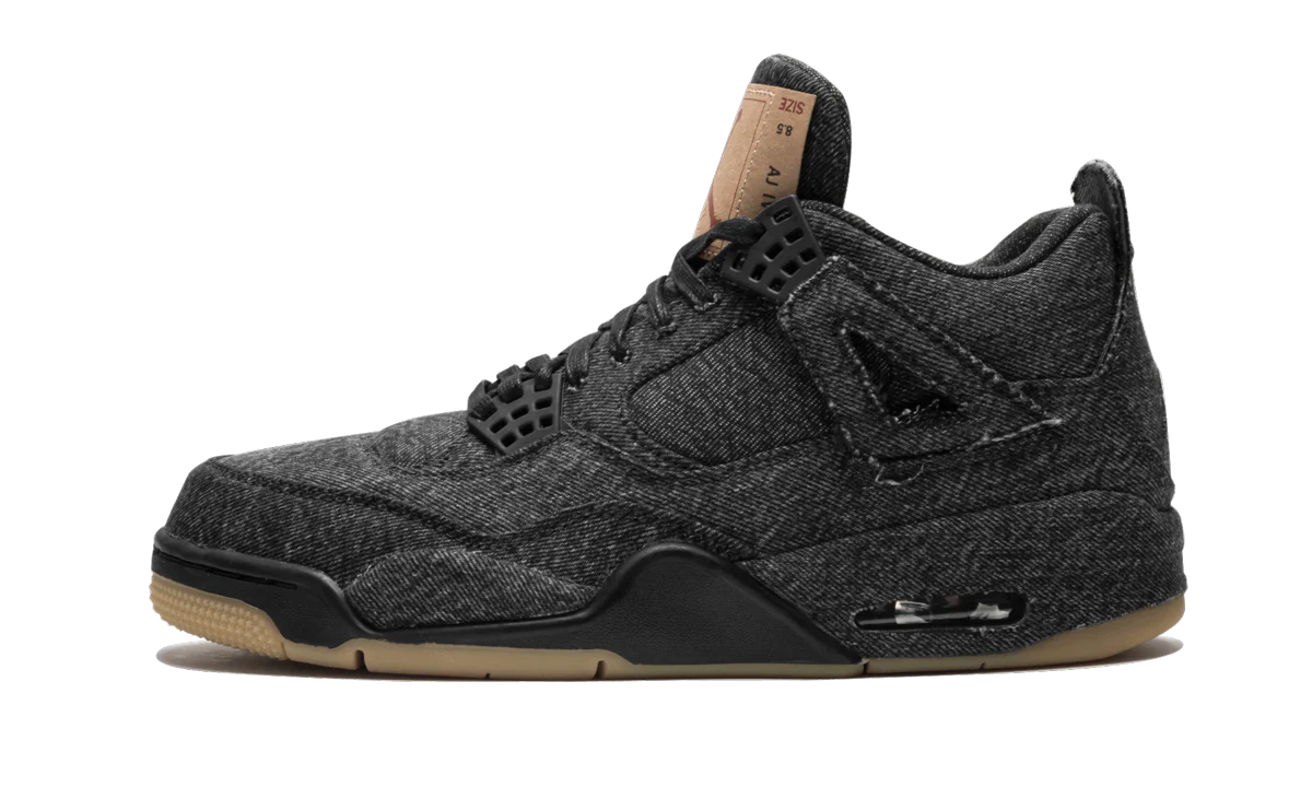 Air Jordan 4 Retro Levi's Black (Levi's Tag)