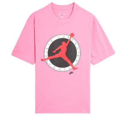Air Jordan Men's T-Shirt Flight Club - Rose