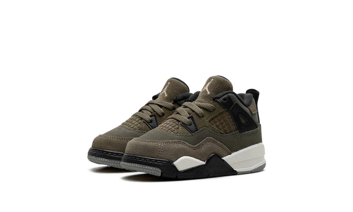 Air Jordan 4 Retro SE Craft Medium Olive (Kids)