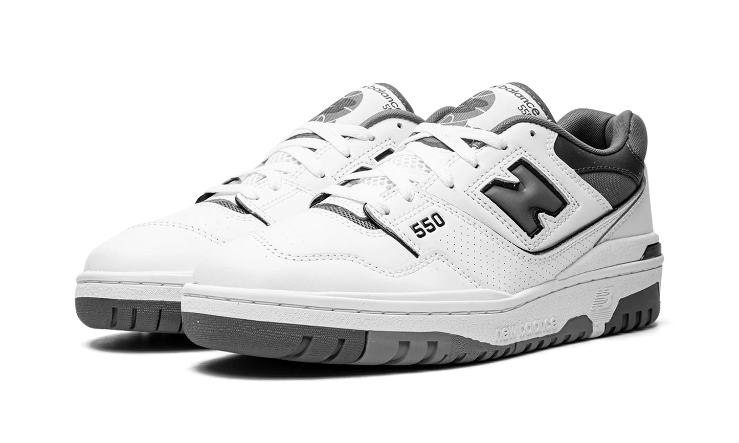 New Balance 550 White Grey Dark Grey