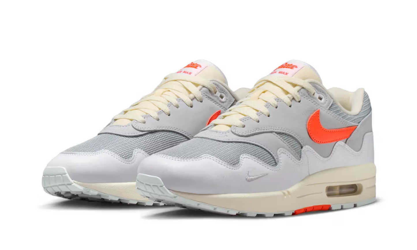 Nike Air Max 1 Patta Waves White Hyper Crimson