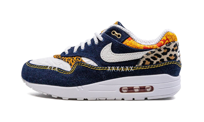Nike Air Max 1 Premium Denim Leopard