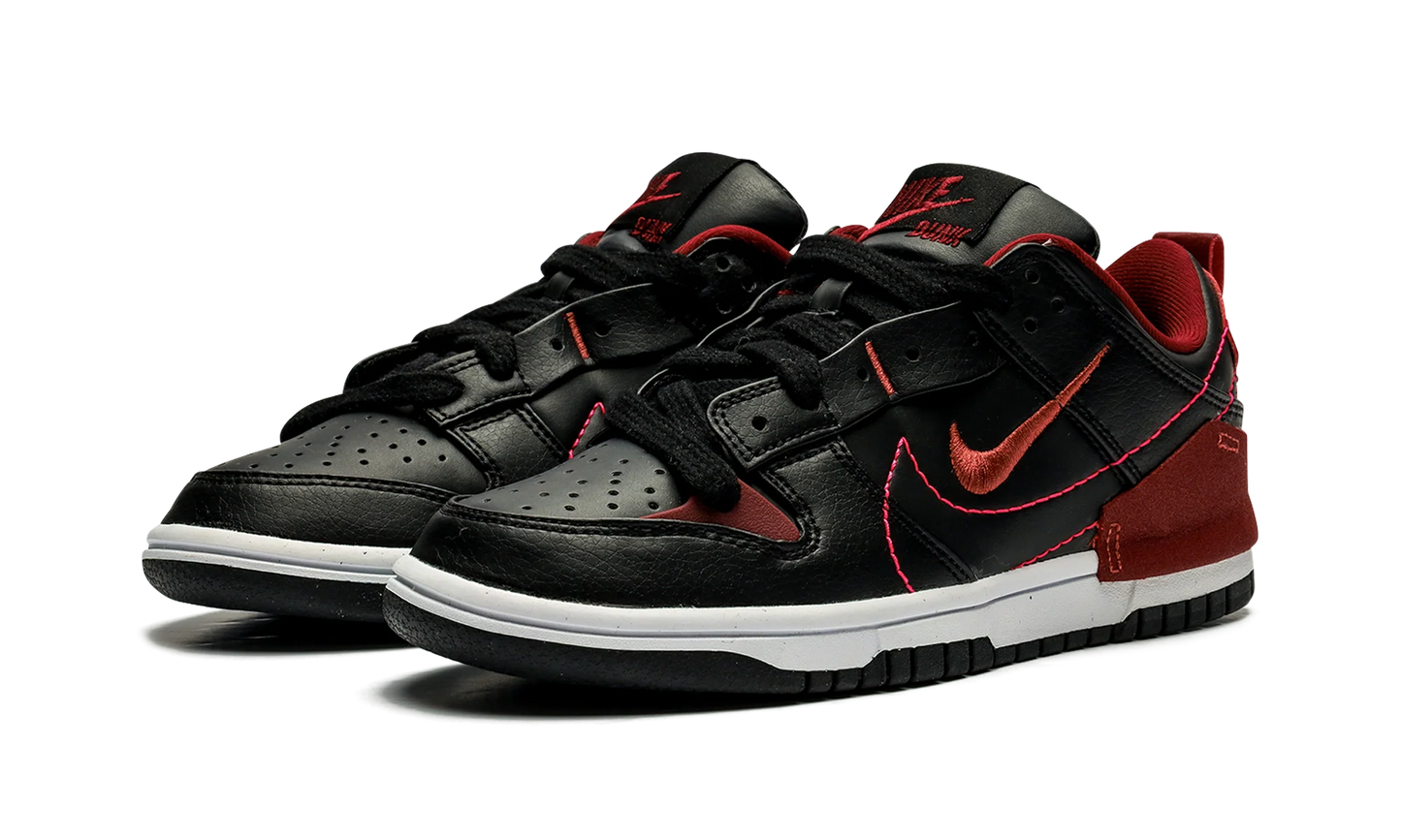 Nike Dunk Low Disrupt 2 Black Red Beetroot