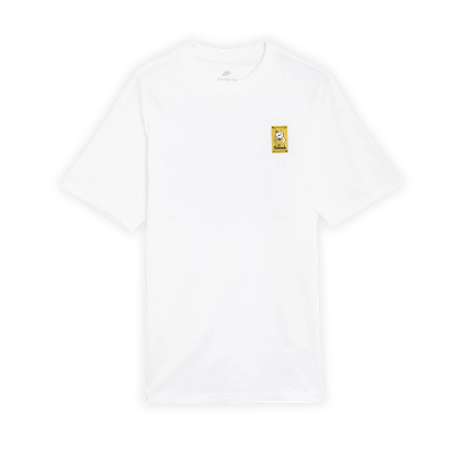 Nike Men's T-Shirt Graphic Café Swoosh - Blanc