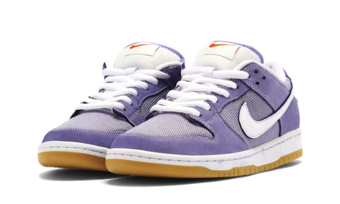 Nike SB Dunk Low Pro ISO Orange Label Unbleached Pack Lilac