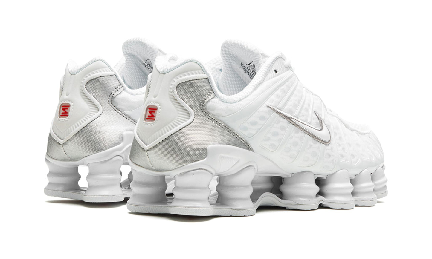 Nike Shox TL White Metallic Silver Orange