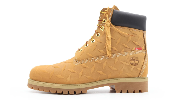 Timberland 6" Premium Waterproof Boot Supreme Diamond Plate Wheat