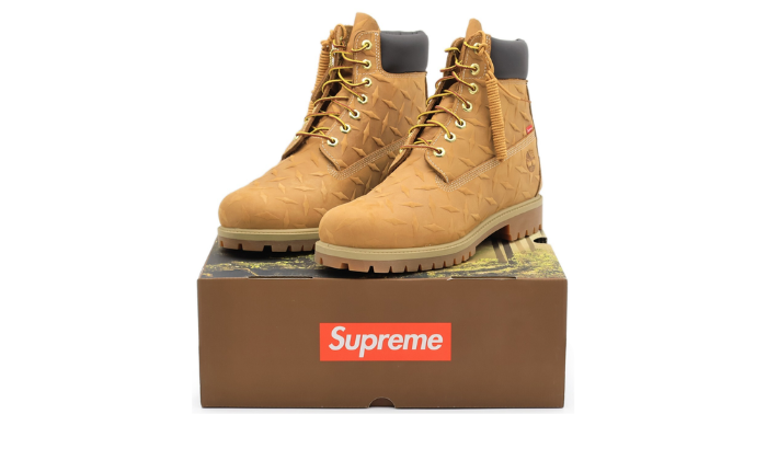 Timberland 6" Premium Waterproof Boot Supreme Diamond Plate Wheat