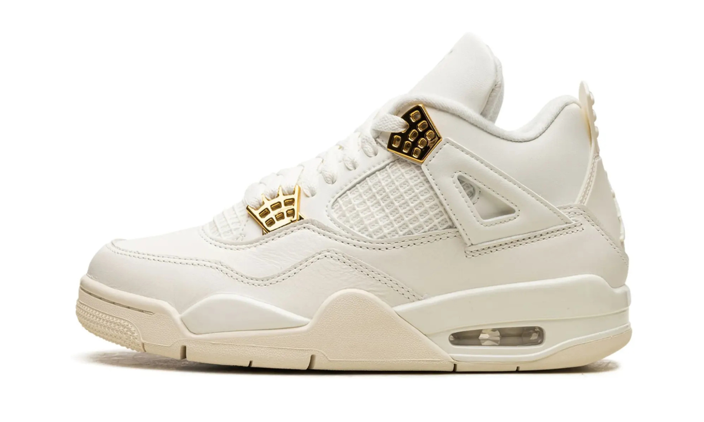 Air Jordan 4 Retro Sail Metallic Gold