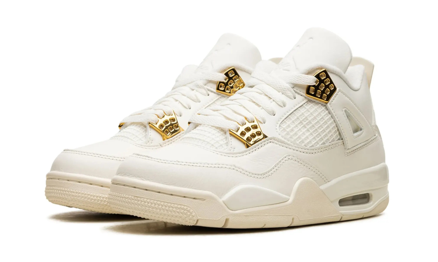 Air Jordan 4 Retro Sail Metallic Gold