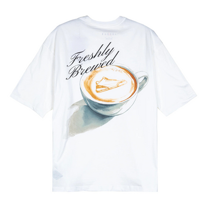 Air Jordan Men's T-shirt Jordan Café - Blanc