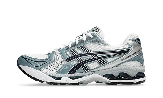 Asics Gel-Kayano 14 white Fjord Grey