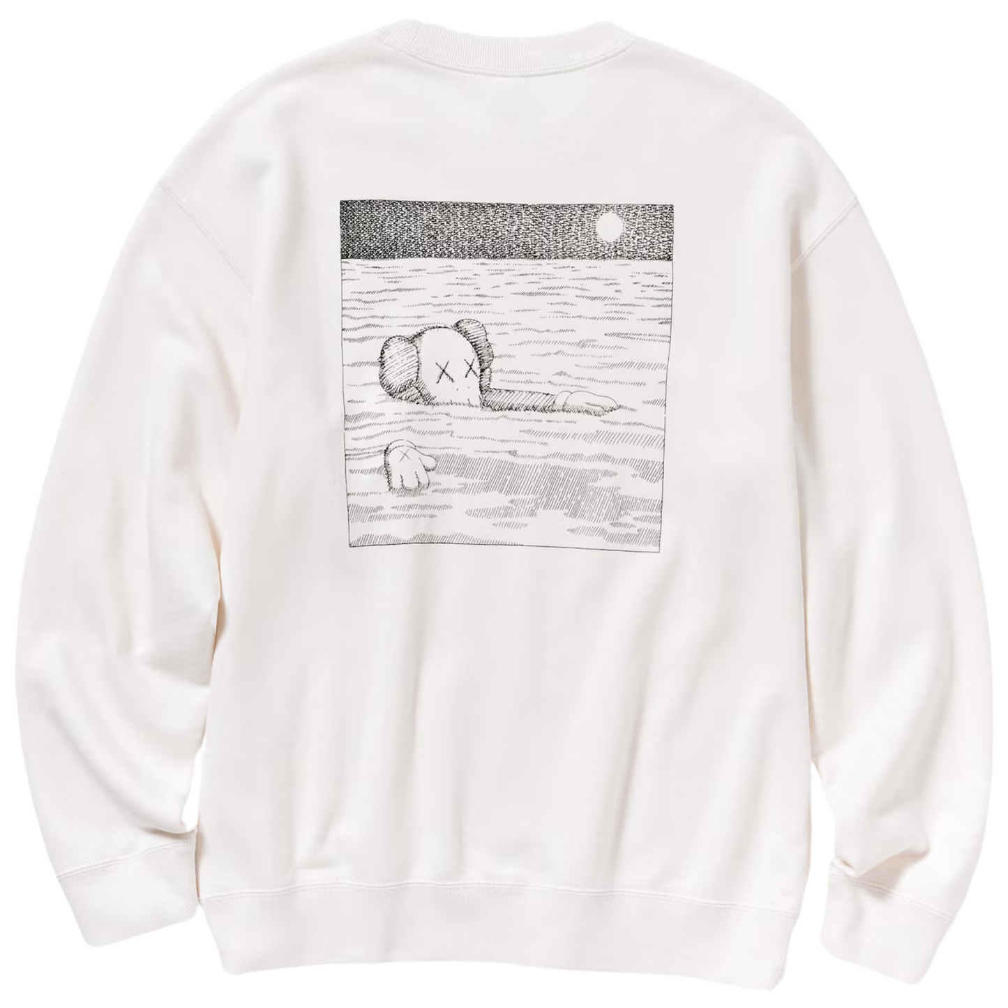 KAWS x Uniqlo UT Long Sleeve Artbook Sweatshirt White