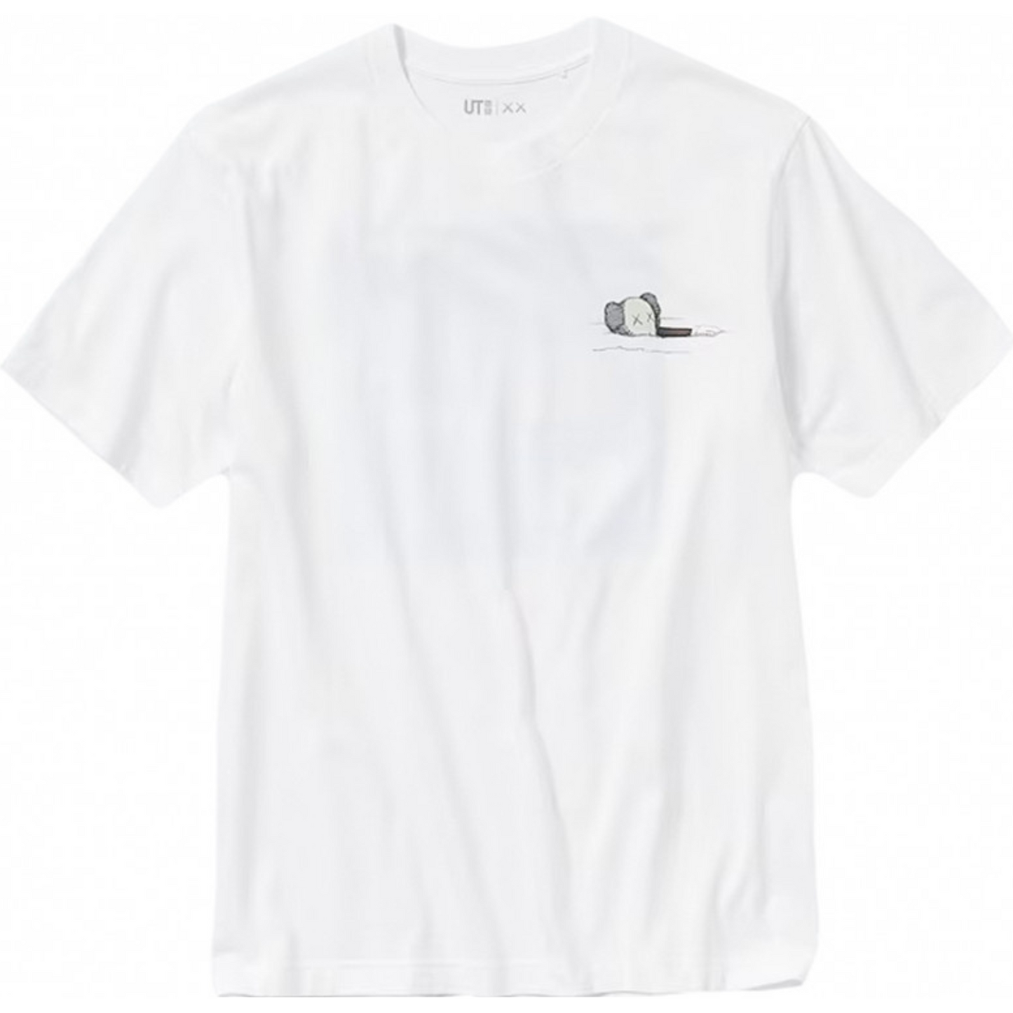 KAWS x Uniqlo UT Short Sleeve Artbook Cover T-Shirt White Blue