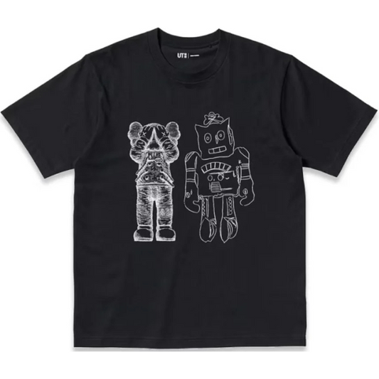 KAWS x Uniqlo Warhol UT Graphic T-Shirt Black Robot