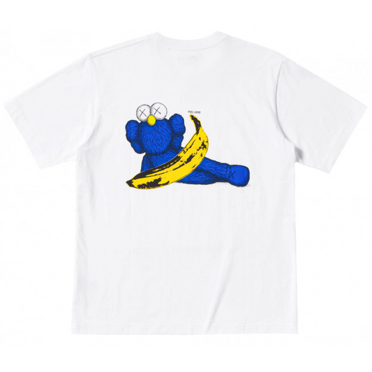 KAWS x Uniqlo Warhol UT Graphic T-Shirt White Blue