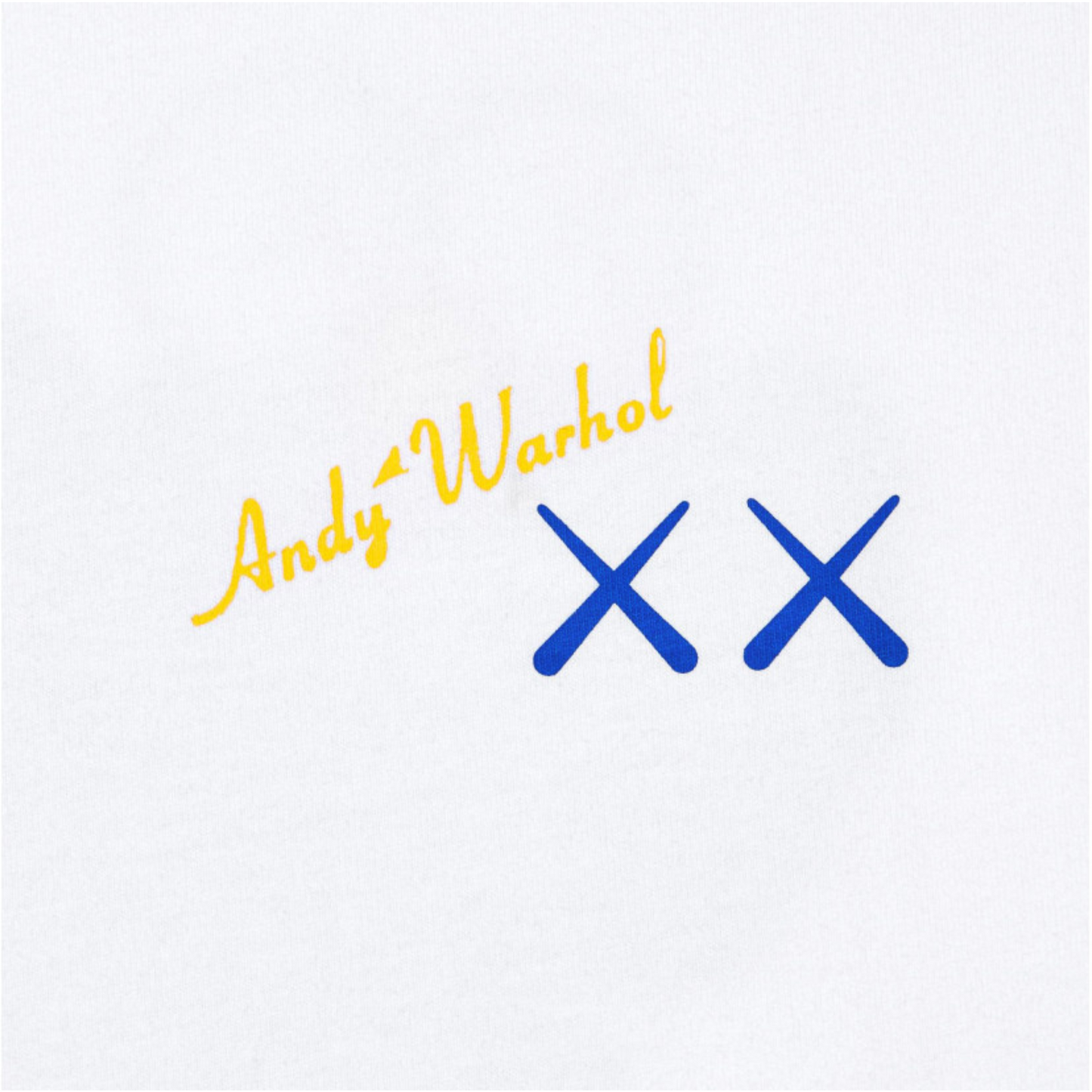 KAWS x Uniqlo Warhol UT Graphic T-Shirt White Blue