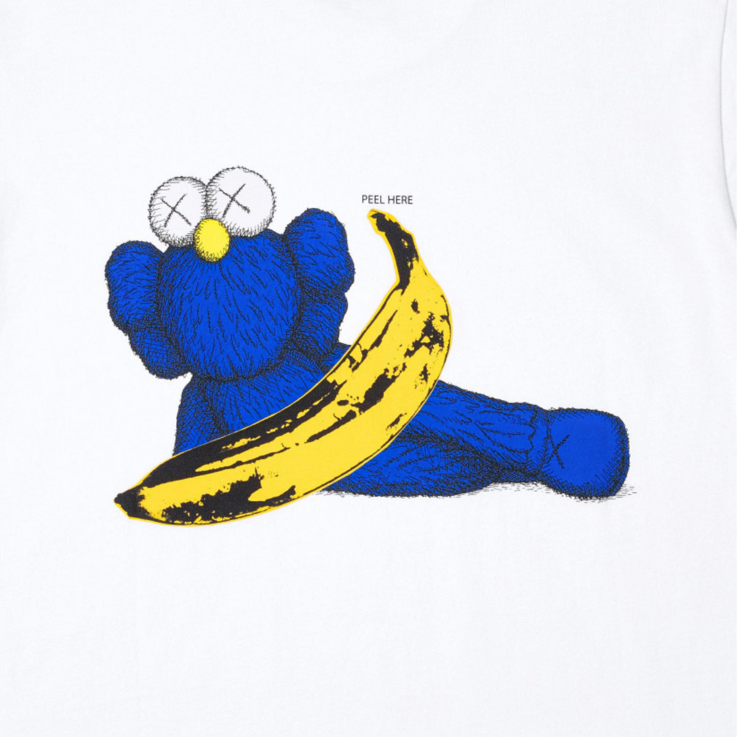 KAWS x Uniqlo Warhol UT Graphic T-Shirt White Blue