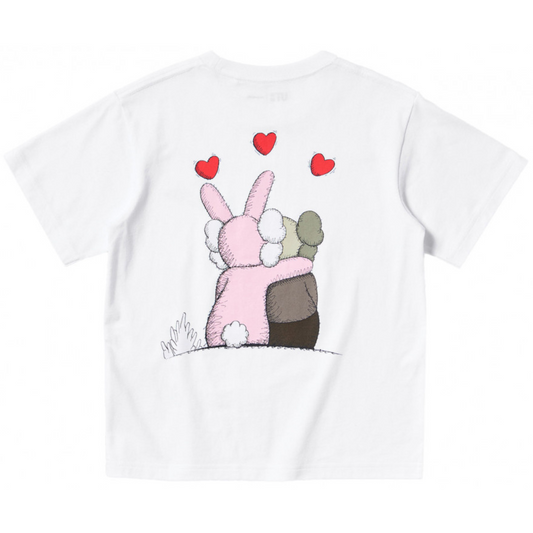 KAWS x Uniqlo Warhol UT Graphic T-Shirt White Pink