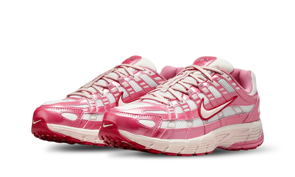 Nike P-6000 White Silt Red Peony