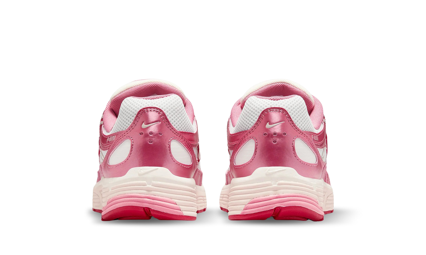Nike P-6000 White Silt Red Peony