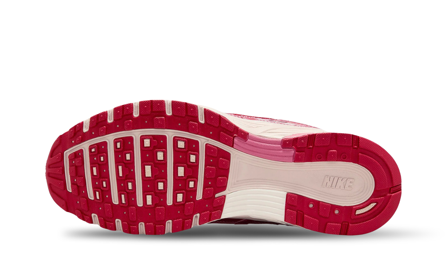 Nike P-6000 White Silt Red Peony