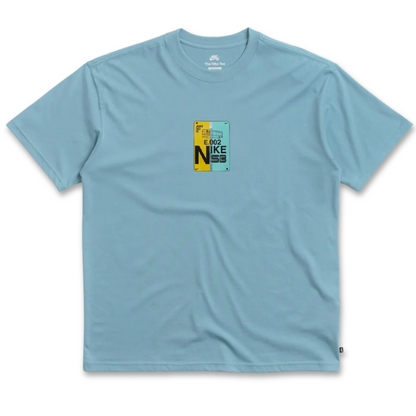 Nike SB Men's T-shirt Bus Pass - Denim Turquoise