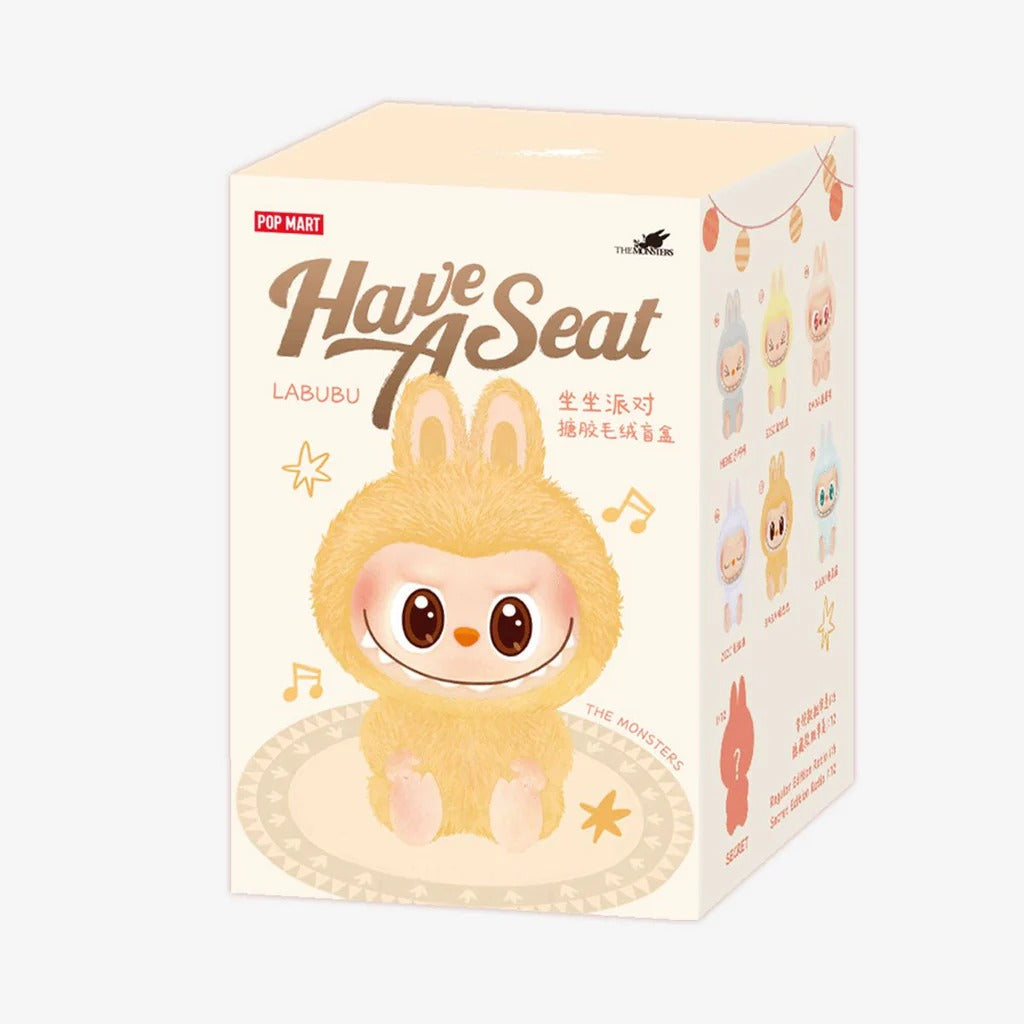 Pop Mart Labubu The Monsters Have a Seat Vinyl Plush Case Sealed