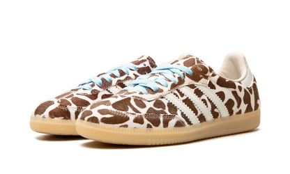 Adidas Samba OG Giraffe Print Crystal Linen