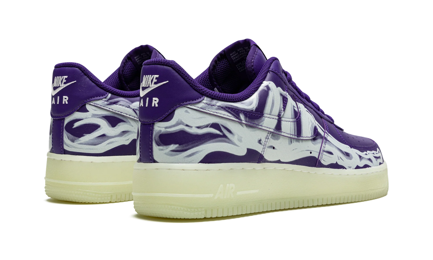 Nike Air Force 1 Low Purple Skeleton Halloween (2021)