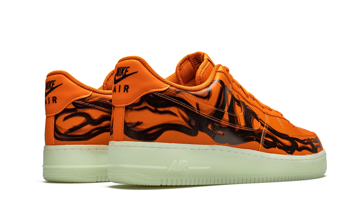 Nike Air Force 1 Low Orange Skeleton Halloween (2020)