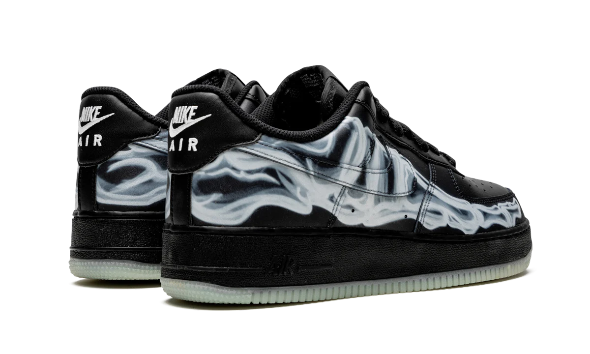 Nike Air Force 1 Low Black Skeleton Halloween (2019)