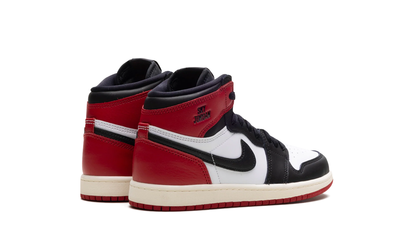 Air Jordan 1 High Retro OG Black Toe Reimagined (Kids)