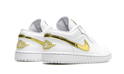 Air Jordan 1 Low White Metallic Gold