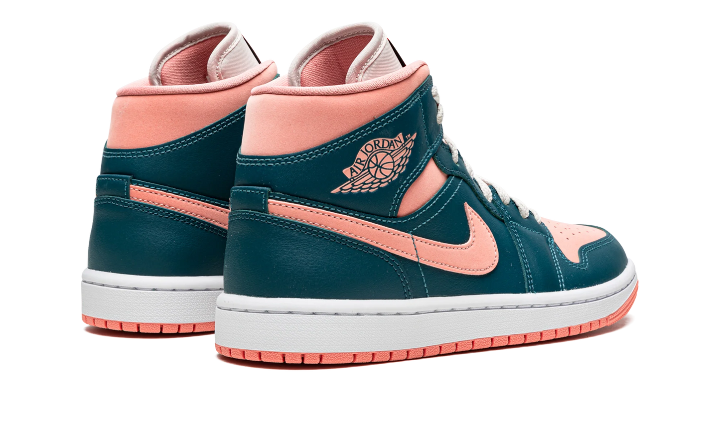 Air Jordan 1 Mid Dark Teal Green
