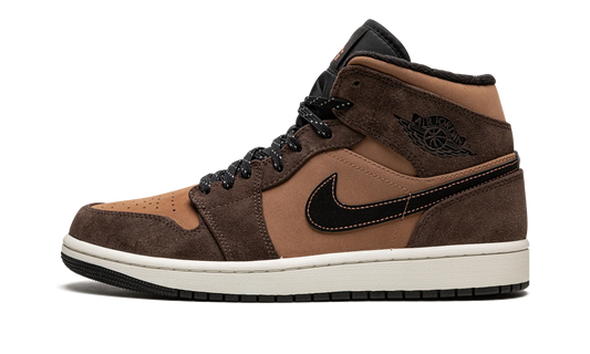 Air Jordan 1 Mid Earthy Brown